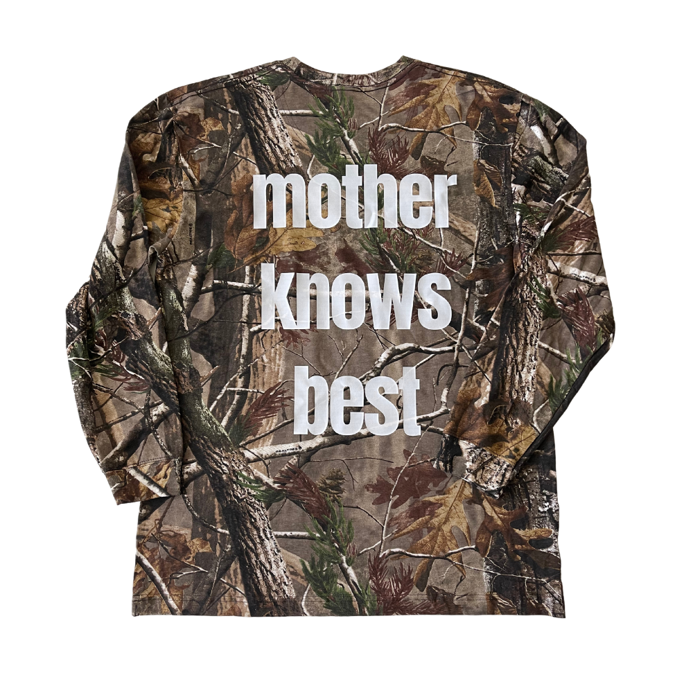 Mother Knows Best Camo Shirt